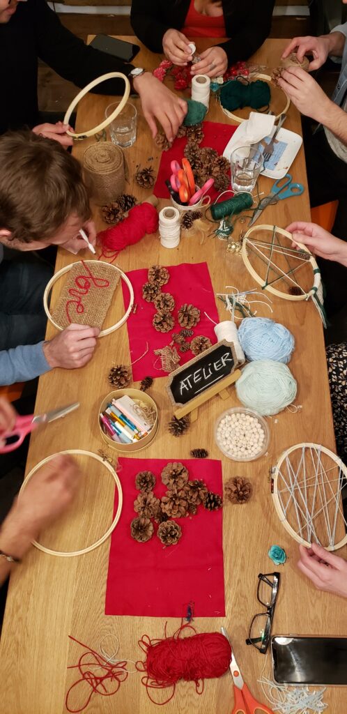 Papangue atelier créatif -activité de Noel