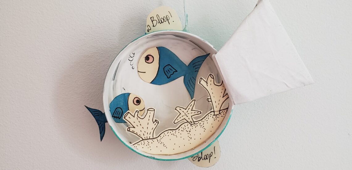 DIY aquarium poisson d'avril