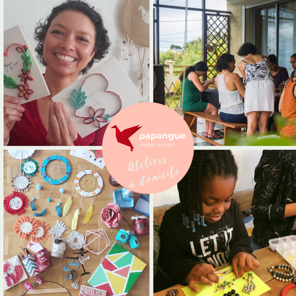 atelier enfant artistique à domicile extérieur papangue atelier créatif