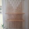 étagère boho en macramé Papangue atelier créatif