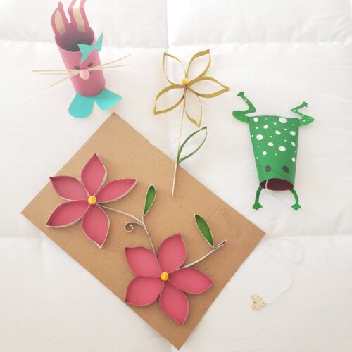 DIY recup activité enfants Réunion vacances loisirs arts plastiques