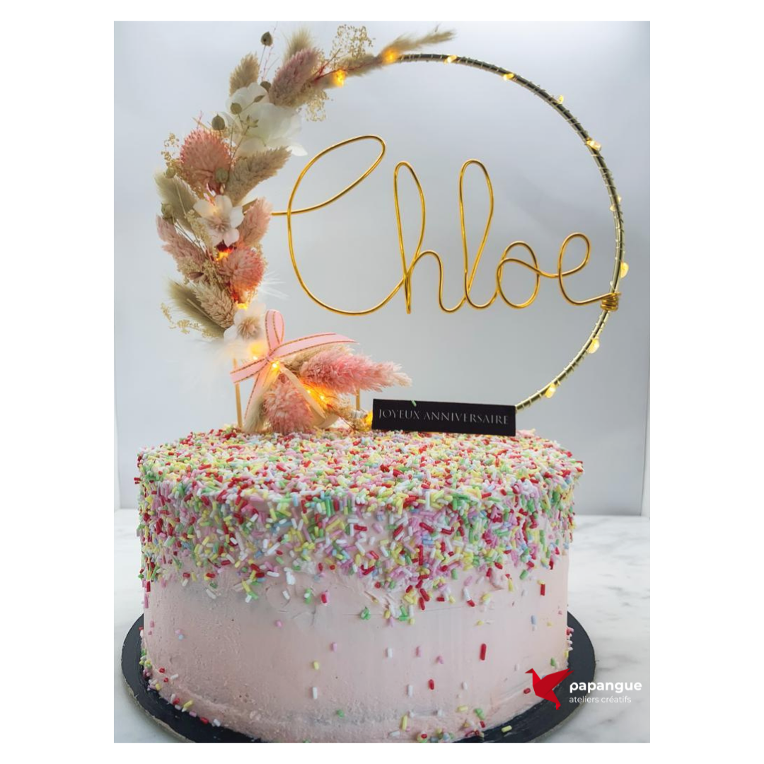 Cake topper personnalisé – La Gâterie Pâtisserie