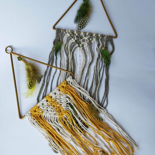 Triangle attrape-reves Papangue atelier créatif La Réunion