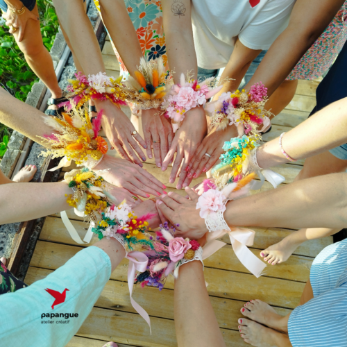 EVJF Papangue atelier créatif à La Réunion