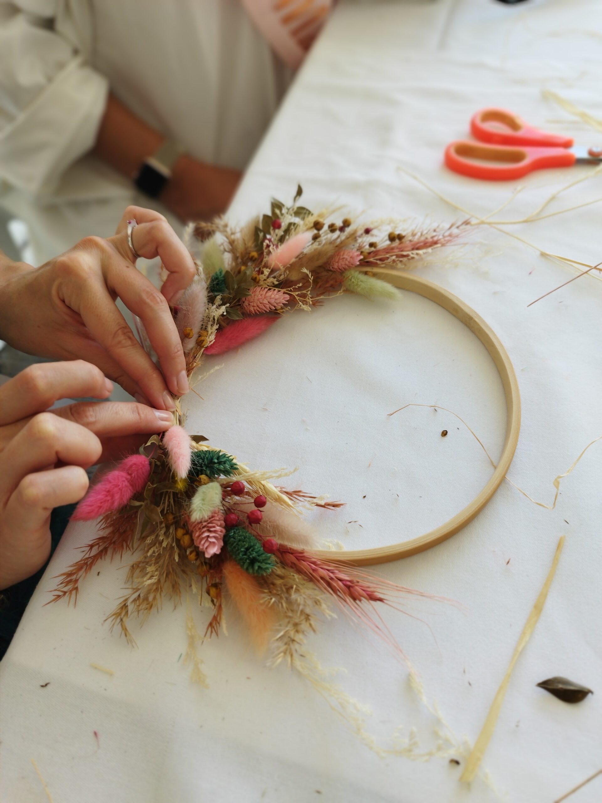 Rendez-vous créatif – Couronne de Fleurs séchées